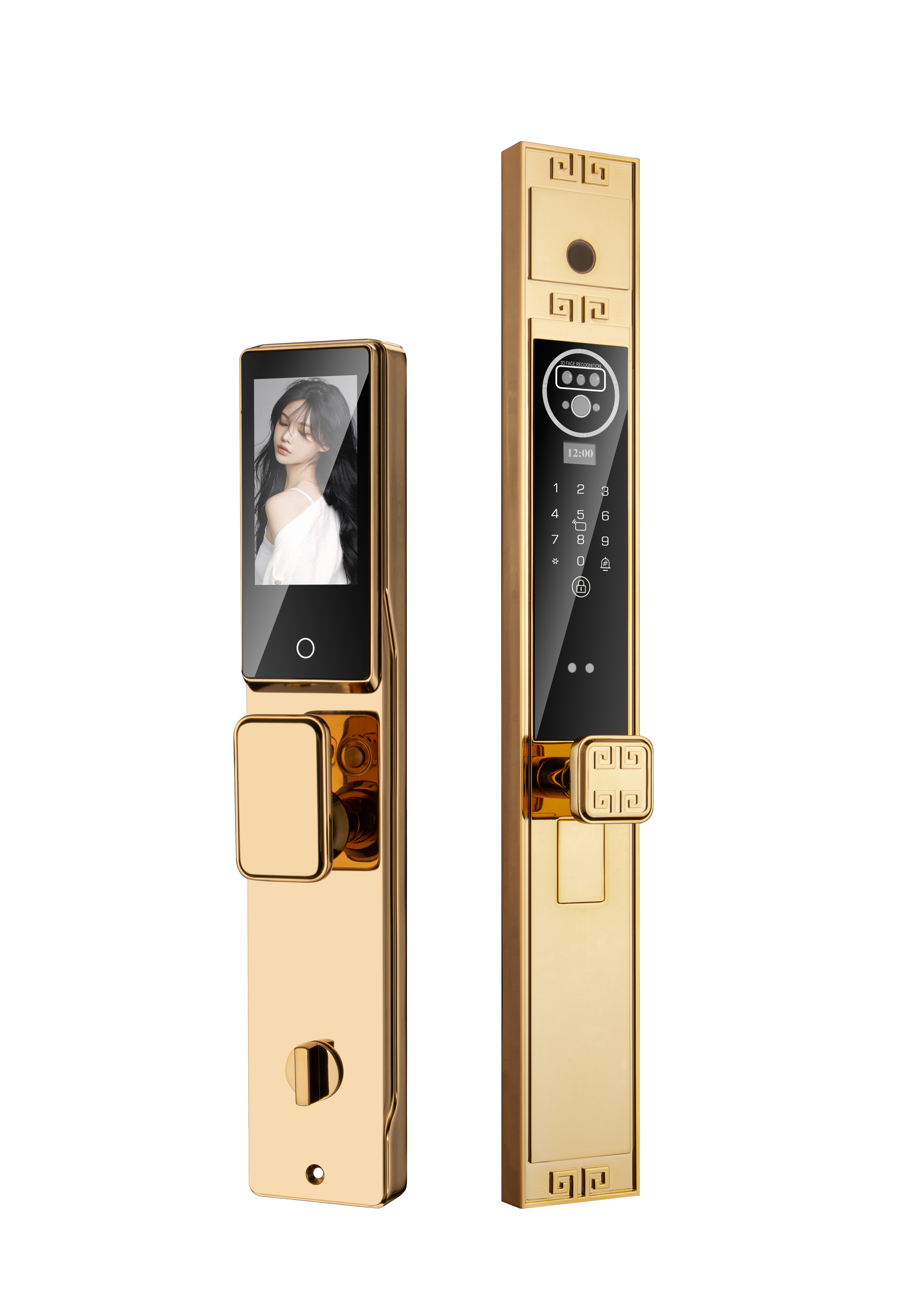 Design Look Smart Lock Villa Push Pull Electronic Lock